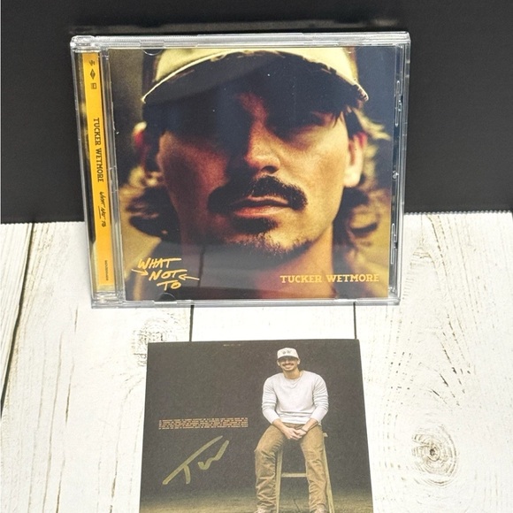 Tucker Wetmore Signed insert What Not To CD - Picture 1 of 3